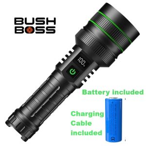 Powerful Torch 60W Spotlight Headlight Sensing Head Lamp Type-C USB
